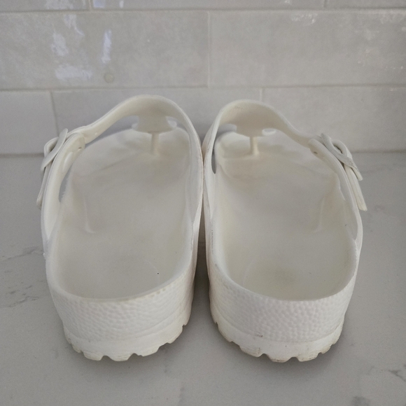 Birkenstock Essentials Gizeh Footbed Thong Slip-on Sandals Foam Light White 37 - Picture 6 of 9